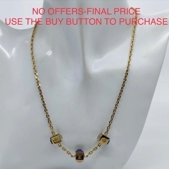 Louis Vuitton Jewelry - Louis Vuitton Collie Gambler Necklace